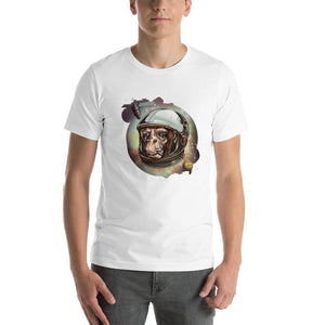 Space Chimp Short-Sleeve Unisex T-Shirt
